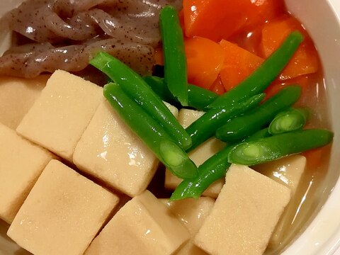 煮時間10分☆高野豆腐のつやトロ煮